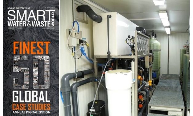 Reciclagem de águas residuais de esgoto e reutilização para aplicações industriais
