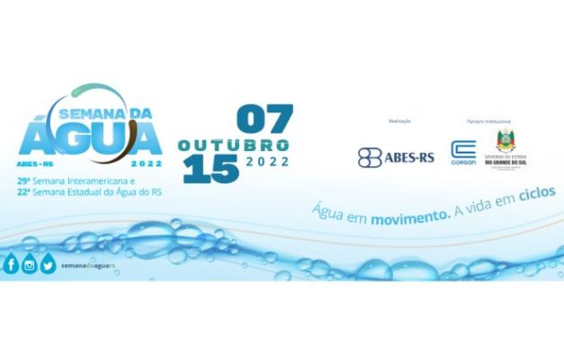 Semana da Água – 07 e 15 de outubro de 2022