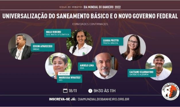 Saneamento e o novo governo federal: especialistas apontam para a urgência de uma política transversal sobre a água