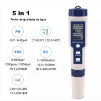 Medidor Portátil 5 em 1 pH , Salinidade TDS, EC e Temp - Image 7