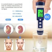 Medidor Portátil 5 em 1 pH , Salinidade TDS, EC e Temp - Image 3