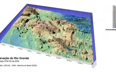 Elevação do Rio Grande já foi uma ilha tropical na frente do Brasil
